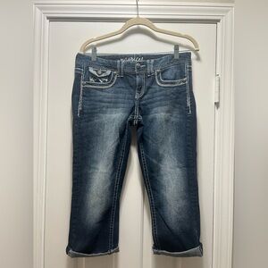 Maurice’s Denim Blue Jean Capri Pants size 7/8